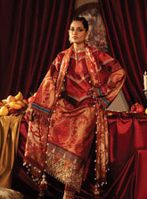 Roohi Silk By Myeesha Embroidered Silk 3 Piece Unstitched Suit MY24RS MS-1010 SAHAR